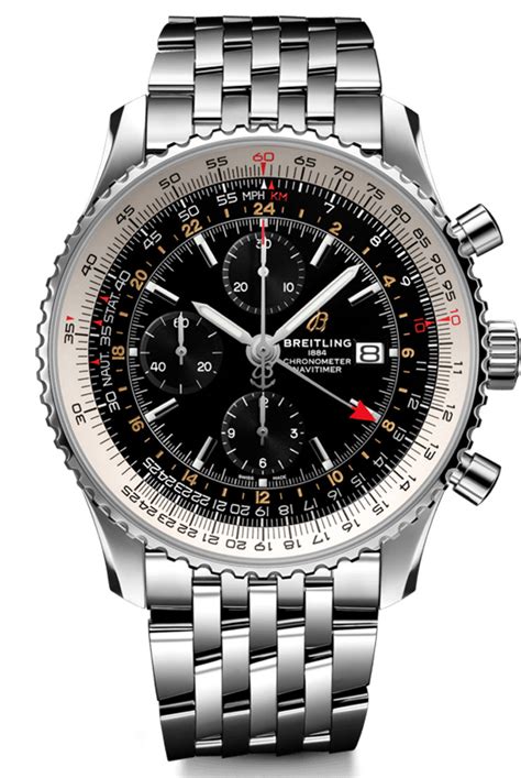 black breitling navitimer|breitling navitimer 46mm price.